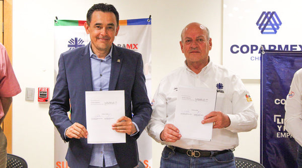 Firman convenio COPARMEX, Cáritas y Banco de Alimentos para colecta a favor de familias con inseguridad alimentaria